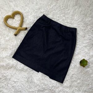 Ann Taylor Dark Denim Skirt